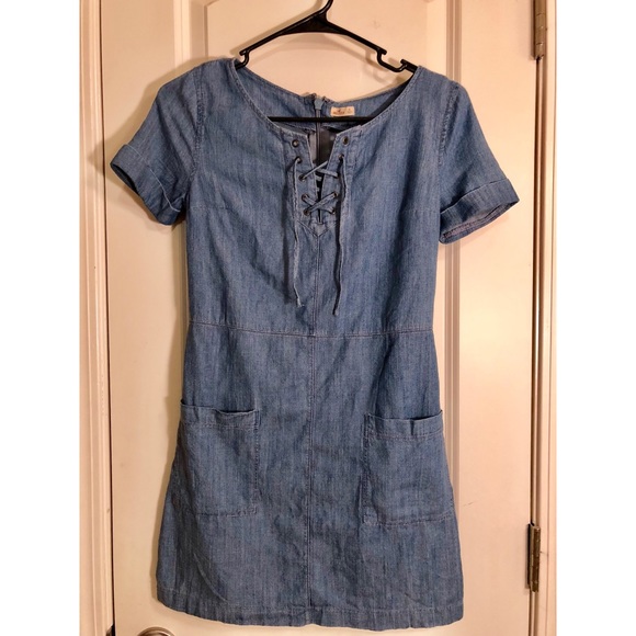 hollister jean dress